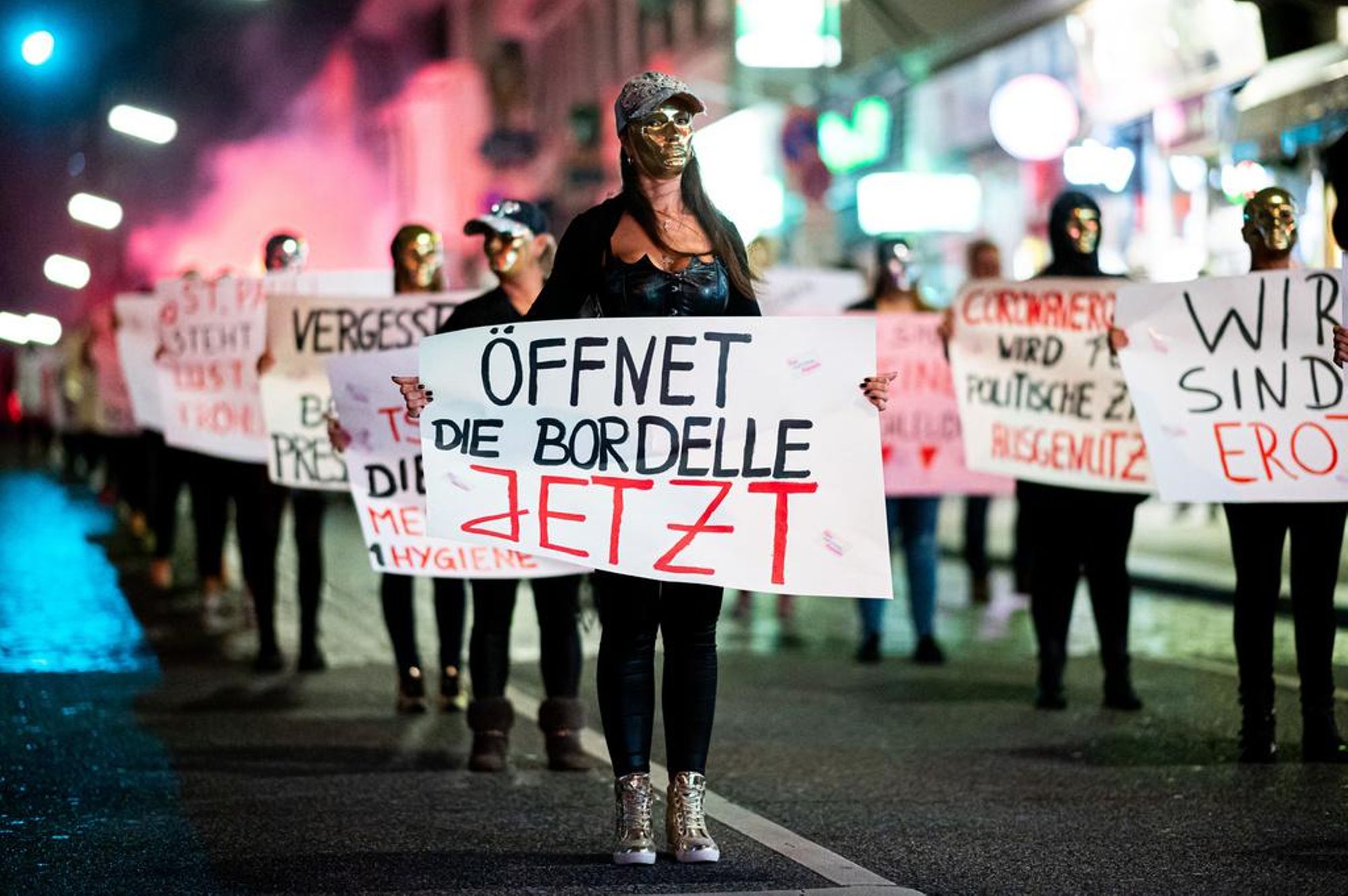 a szexmunkások tiltakoznak a pascha előtt